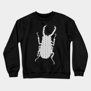 Stag Beetle Bug Pattern Crewneck Sweatshirt